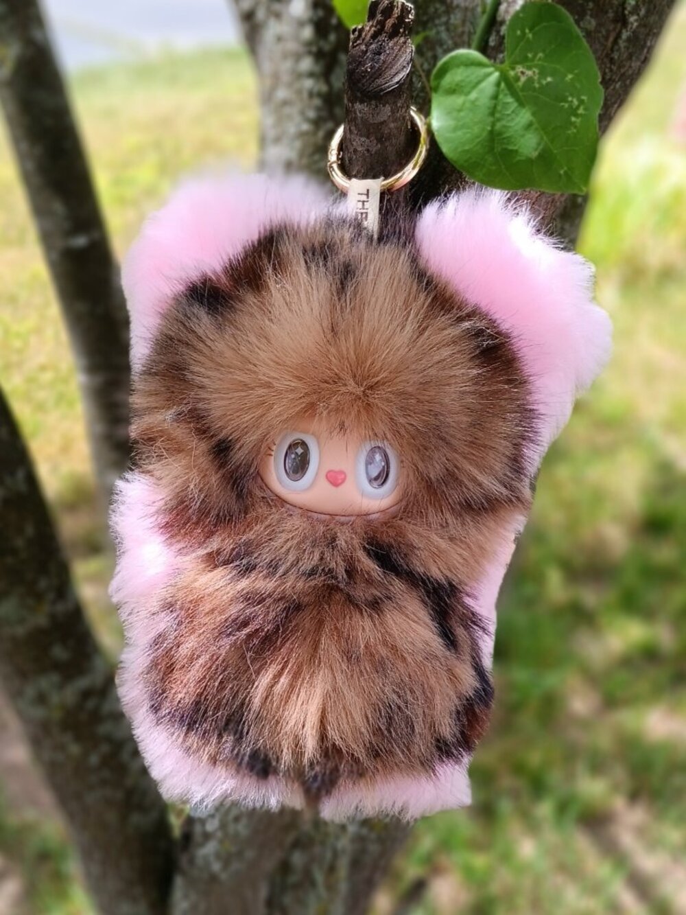 Custom bear monster bag charm